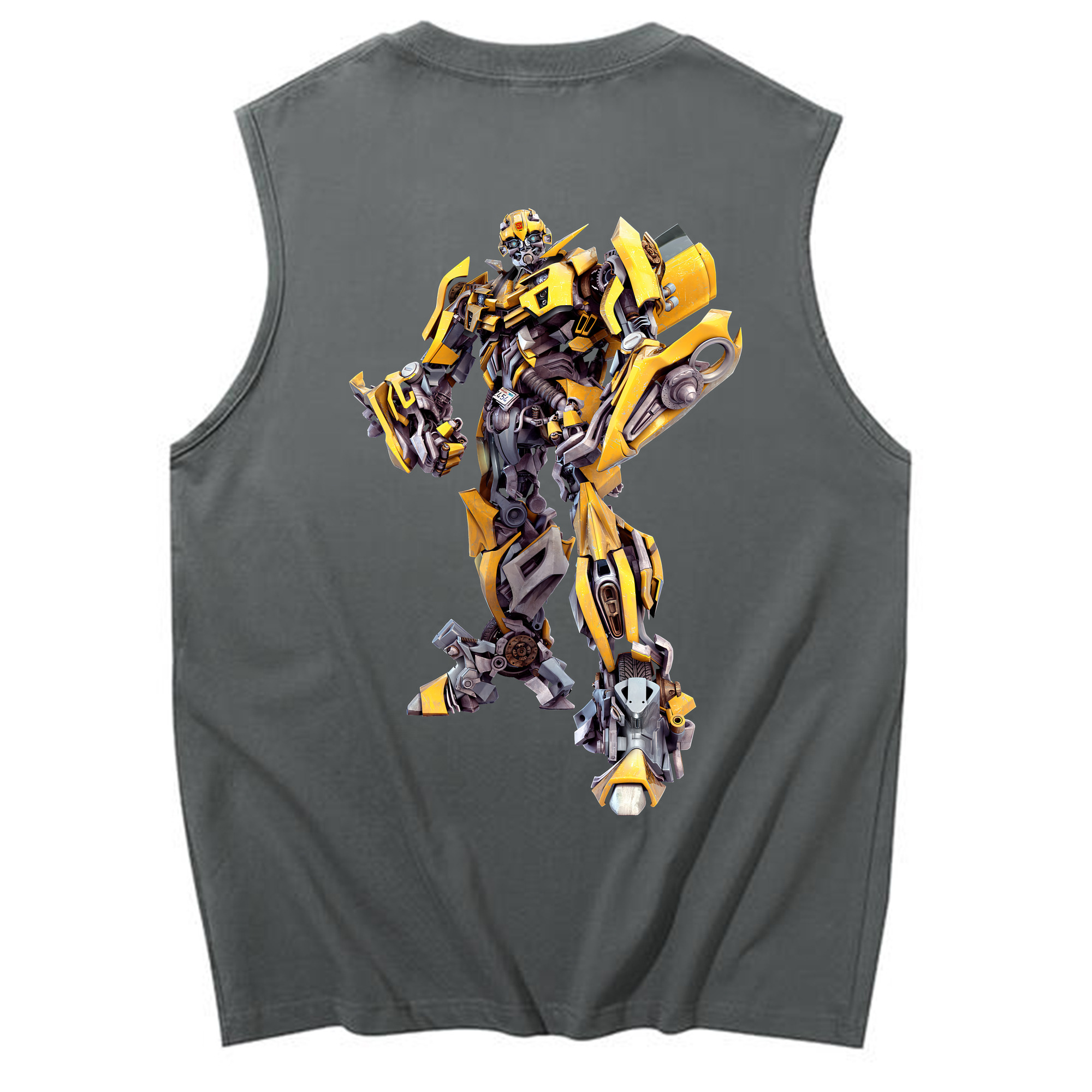 （画像用） Transformers トランスフォーマー コットン100％タンクトップ（背面プリント）